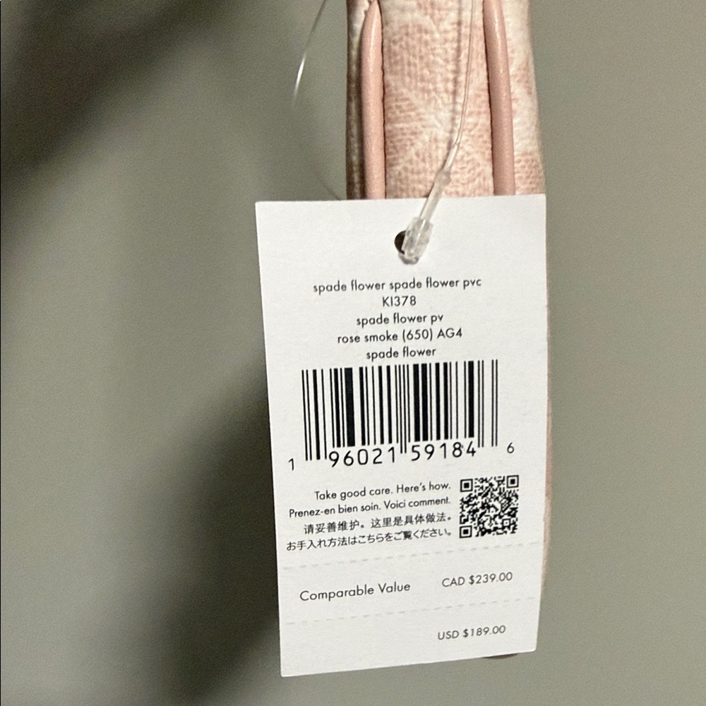Kate Spade Light Pink Floral Mini Bag - Picture 3 of 8